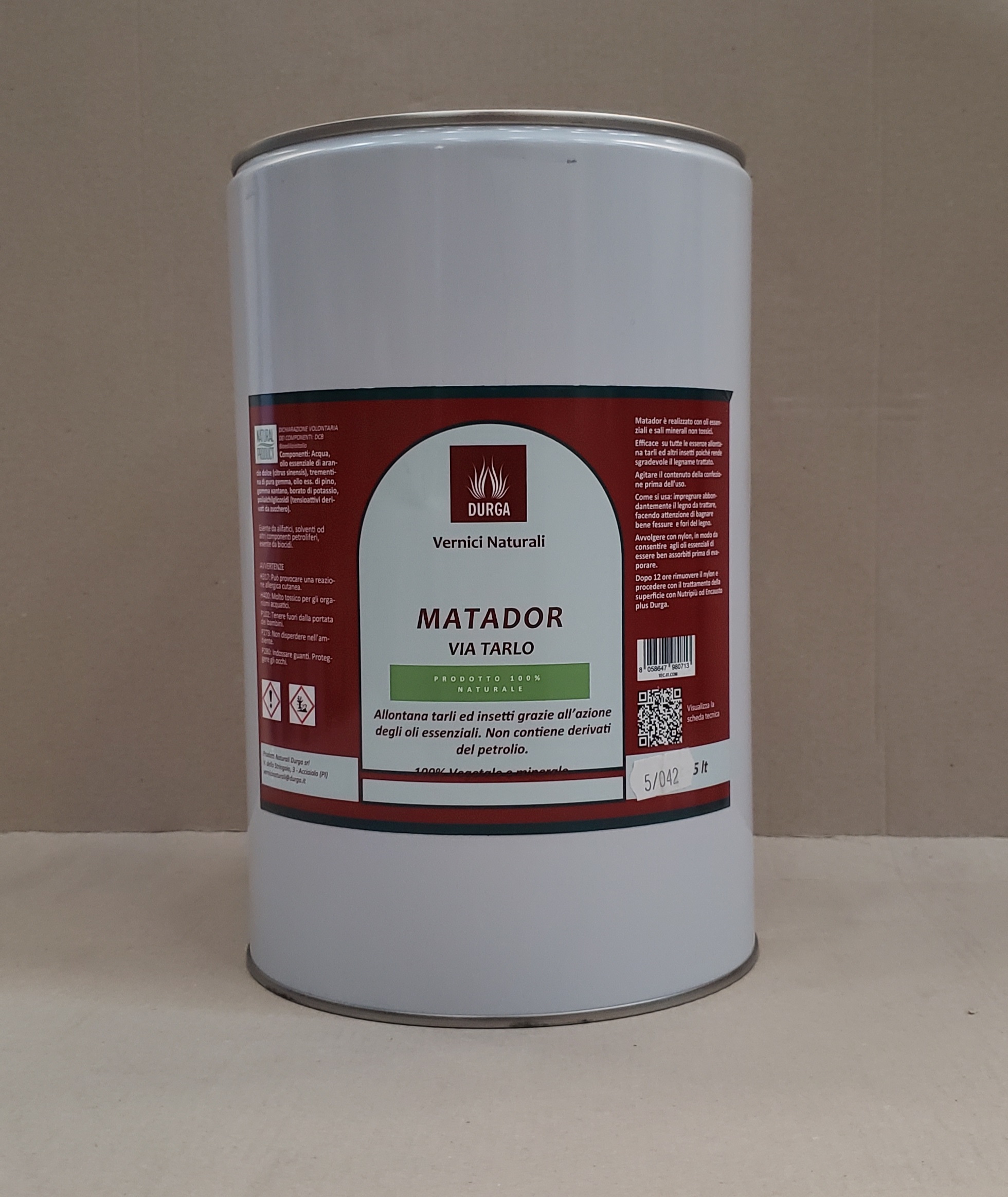 Antitarlo naturale legno Antitarlo ecologico e naturale 5lt