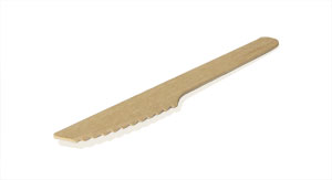 Coltelli biodegradabili in legno FSC, lunghezza 14cm. in confezioni da 100 pezzi Coltelli biodegradabili in legno FSC, lunghezza 14cm. in confezioni da 100 pezzi