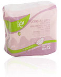 Cartone di assorbenti per donna 12 pezzi x 12 confezioni ecologici modello ALI SUPER cod.11020 Cartone di assorbenti per donna 12 pezzi x 12 confezioni ecologici modello ALI SUPER cod.11020