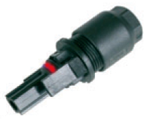Morsetto di connessione Tyco Solar femmina positivo per cavi da 6mmq Morsetto di connessione Tyco Solar femmina positivo per cavi da 6mmq