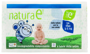 Confezione da 24 pezzi pannolini biodegradabili ed ecologici 3-5 kg. Confezione da 24 pezzi pannolini biodegradabili ed ecologici 3-5 kg.