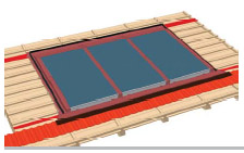 Staffe di fissaggio per pannelli solari con integrazione architettonica per PA18 Staffe di fissaggio per pannelli solari con integrazione architettonica per PA18