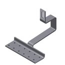 Confezione da 20 staffe di fissaggio per tegola marsigliese per fotovoltaico in acciaio cod.460123 Confezione da 20 staffe di fissaggio per tegola marsigliese per fotovoltaico in acciaio cod.460123