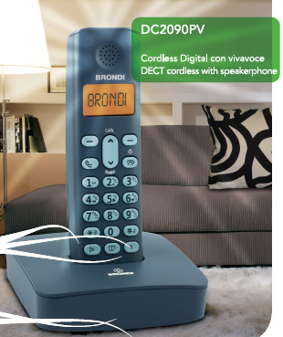 Telefono senza fili a basse emissioni Brondi DC2090PV Telefono senza fili a basse emissioni Brondi DC2090PV