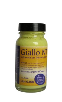 Colori concentrati ad acqua per idropitture e linee ad acqua cod. Giallo-NT-M041 in confezione da 0.1 lt Colori concentrati ad acqua per idropitture e linee ad acqua cod. Giallo-NT-M041 in confezione da 0.1 lt