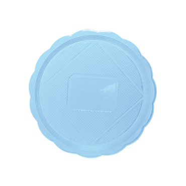 Vassoio in plastica biodegradabile derivata dal mais da 22cm diametro-125 pezzi Vassoio in plastica biodegradabile derivata dal mais da 22cm diametro-125 pezzi