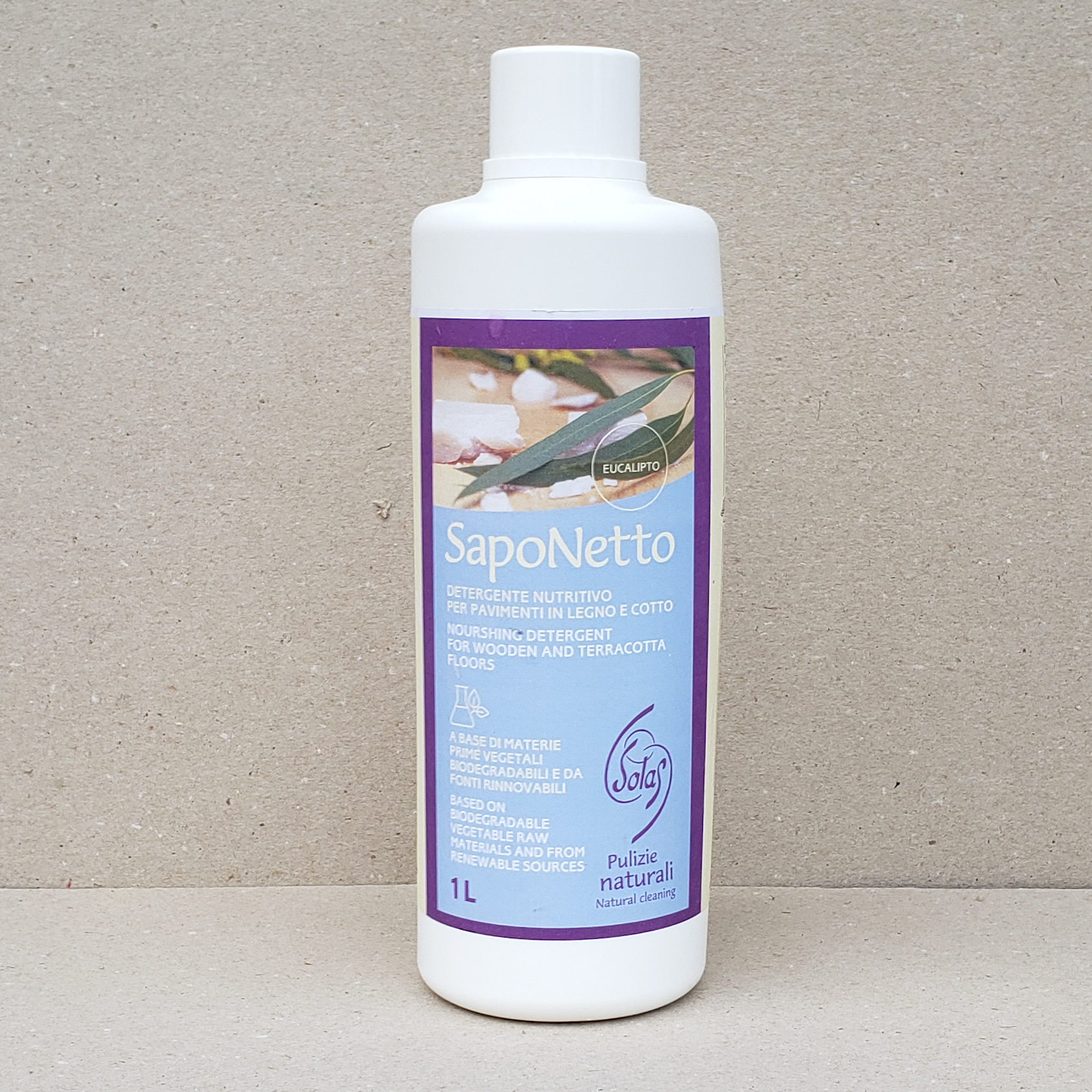 Saponetto Detergente per pavimenti in legno Saponetto 1 lt